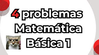 😵🤑 4 Problemas SEMIDIFICILES de Matemática Básica 1  USAC [upl. by Padegs224]