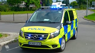 Serious Collision Investigation Unit Responding to RTC in NEW Mercedes Vito with LIGHTS  SIRENS [upl. by Davena]