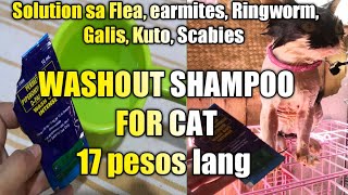 Washout shampoo procedure para sa Pusa [upl. by Eillat]