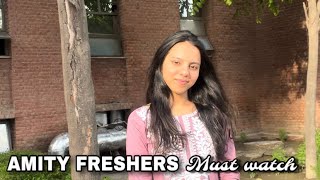 Amity University freshers must watch 🏫 Amity Noida  Apra Yadav [upl. by Bellaude510]