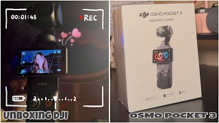 UNBOXING DJI OSMO POCKET 3 [upl. by Ozkum]