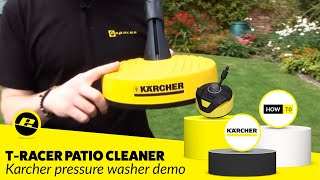 Pressure Washer Surface Cleaner Demo  What Does a Karcher TRacer Do [upl. by Immak69]