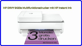 BEWERTUNG 2024 HP ENVY 6420e Multifunktionsdrucker mit HP Instant Ink WESENTLICHE Einzelheiten [upl. by Andreana]