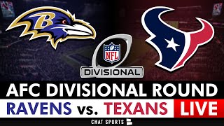 Ravens vs Texans Live Streaming Scoreboard PlayByPlay Highlights  NFL Playoffs 2024 On ESPN [upl. by Janna]