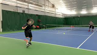 Tennis Practice  Road to Racketlon World Championships 2025  November 1 2024  La Sportheque QC [upl. by Pitchford]