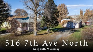 516 7th Ave N Home for Sale Greybull WY [upl. by Joerg591]