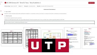 🔴ACS04 Semana 04  Tema 01 Tarea  Tarea Académica 1  COMPRENSION Y REDACCION DE TEXTOS II UTP [upl. by Oswin]