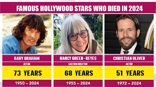 FAMOUS HOLLYWOOD STARS WHO DIED IN 2024🪦🥲 [upl. by Banky]