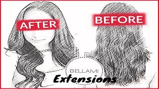 BELLAMI HAIR l BAMBINA 160g Extensions Review [upl. by Aredna624]