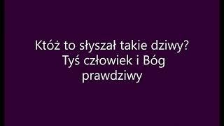 Pójdźmy wszyscy do stajenki tekst [upl. by Auoz]