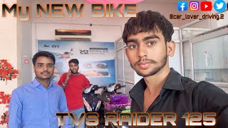 My NEW BIKE TVS RIDERS 125cc 2024 single seat New Model 🏍️❤️💯 [upl. by Nyraf]