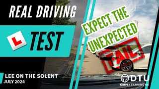 Actual Driving Test  Lee on the Solent  2024 Failed  2 Serious Faults [upl. by Marylou532]