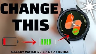 Best battery life hack ever Galaxy Watch 6 amp 7 Ultra [upl. by Kemppe]