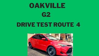 Oakville G2 Drive Test Route 4 Mock Test [upl. by Etnauq988]