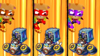 Talking Tom Hero Dash  3 Hero Ginger amp Fight The Boss Raccoons amp Save The Ben amp Running Gameplay [upl. by Cozmo402]