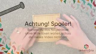 Lösungsvideo  ideenkollektiv Nagelrätsel  🚨Achtung Spoiler [upl. by Ahsikar311]