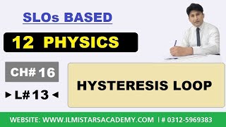 Hysteresis Loop  Class 12 Physics Chapter 16 Physics of Solids [upl. by Revolc]