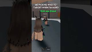 Do YOU TARGET your bestfriend too 🙈😈 roblox mm2roblox trending mm2 trendingshorts [upl. by Isabella]