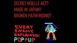 Deltarune  Every Enemy Explained Poppup [upl. by Arodoeht]