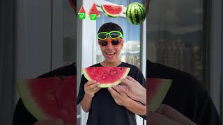 SMALL vs GIANT Watermelon🍉✅😋shorts viral gukafamilyshow [upl. by Nivej]