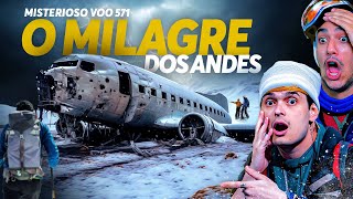 O MILAGRE DOS ANDES O Maior Milagre do Mundo  Mistério do Voo 571 [upl. by Naliorf]