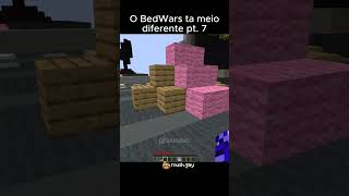 hoje o bedwars ta meio diferente pt 7 Minecraft minecraftmeme [upl. by Ruyle]