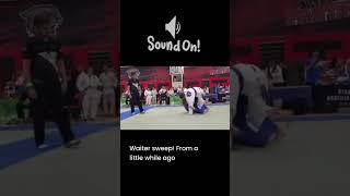 Waiter Sweep I pulled off a few competitions back viralvideo fypシ゚viral jiujitsu viralshorts [upl. by Hnad816]