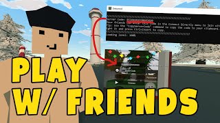 How To Play Unturned With Friends 2024 [upl. by Merrielle]