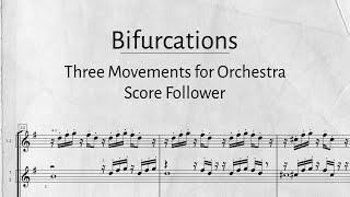 Johann Grillenbeck Bifurcations WDR Funkhausorchester Enrico Delamboye  Score Follower [upl. by Asirrac]