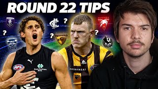 Round 22 AFL Tips  Predictions 2024 [upl. by Griffith]