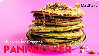 Grønne pannekaker 🥞  MatStart [upl. by Eissirk233]