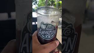 Drink coffee  ice americano at Amazon cafe [upl. by Agnes934]