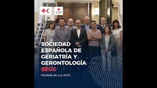 Sociedad Española de Geriatría y Gerontología SEGG Medalla de Oro 2023 [upl. by Irahs422]