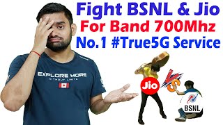 BSNL 5G 700Mhz Band For True5G Service in India  Airtel Also Seen 700Mhz Band  Jio True5G 700Mhz [upl. by Einram182]