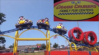 Craigs Cruisers Silver Lake  Mears Michigan Pearly Whirly Coaster Double Hamster Wheel [upl. by Ainerol]