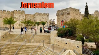 Jerusalem From Mamilla area to Zion Gate The situation in the Old City [upl. by Whyte]