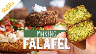 Authentic Lebanese FALAFEL  Fry amp Bake Methods [upl. by Notselrahc]