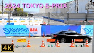 4K「一般車と並走‼️フォーミュラE公道レース（予選amp決勝）」Formula E Qualifying amp Race 2024 Tokyo EPrix 2024330 東京ビッグサイト [upl. by Hayikat]