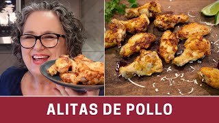 Alitas de Pollo en el Air Fryer con Ajo y Parmesano  The Frugal Chef [upl. by Angil]