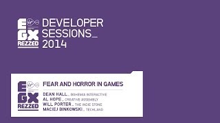 Fear and horror in games  EGX Rezzed 2014 [upl. by Uhayile629]