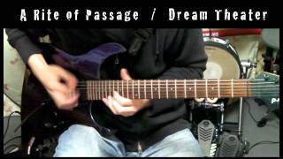 A Rite Of Passage  Dream Theater Guitar Solo Cover [upl. by Anerul]