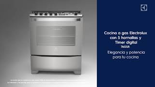 Cocina a gas Electrolux 76GSR Potencia para tus recetas [upl. by Ashla]