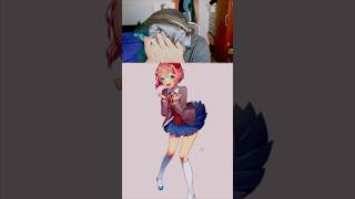 Not Sayori 😭 ddlc dokidokiliterature sayori monika horrorgaming [upl. by Sigismond]