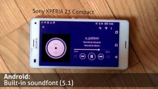 MIDI Soundfont comparison Android Windows 3DS Keyboard [upl. by Anoel470]