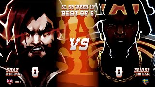 Shaz Weishan vs Eriodi Seth Season 3 Week 13  Rushdown Revolt [upl. by Latsirhc872]