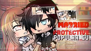 MARRIED the PROTECTIVE Popular Guy🍾🍿⁉️  GLMMGacha Life Mini Movie 💓 [upl. by Sommer]