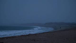 Windy day amp rolling waves on the beach Near Limantour Lodge at the Point Reyes National Seashore [upl. by Doralia759]