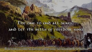 Marius Danielsen  Prophecy Of The Warrior King LYRIC VIDEO Sub Español FANMADE [upl. by Arot]