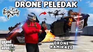 DRONE KONTROL TEROR POLISI  GTA 5 ROLEPLAY [upl. by Nyvek109]