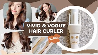 รีวิว Vivid amp Vogue Hair Curler 32 mm มือใหม่หัดทำผมก็ทำได้สบายมาก [upl. by Naarah]